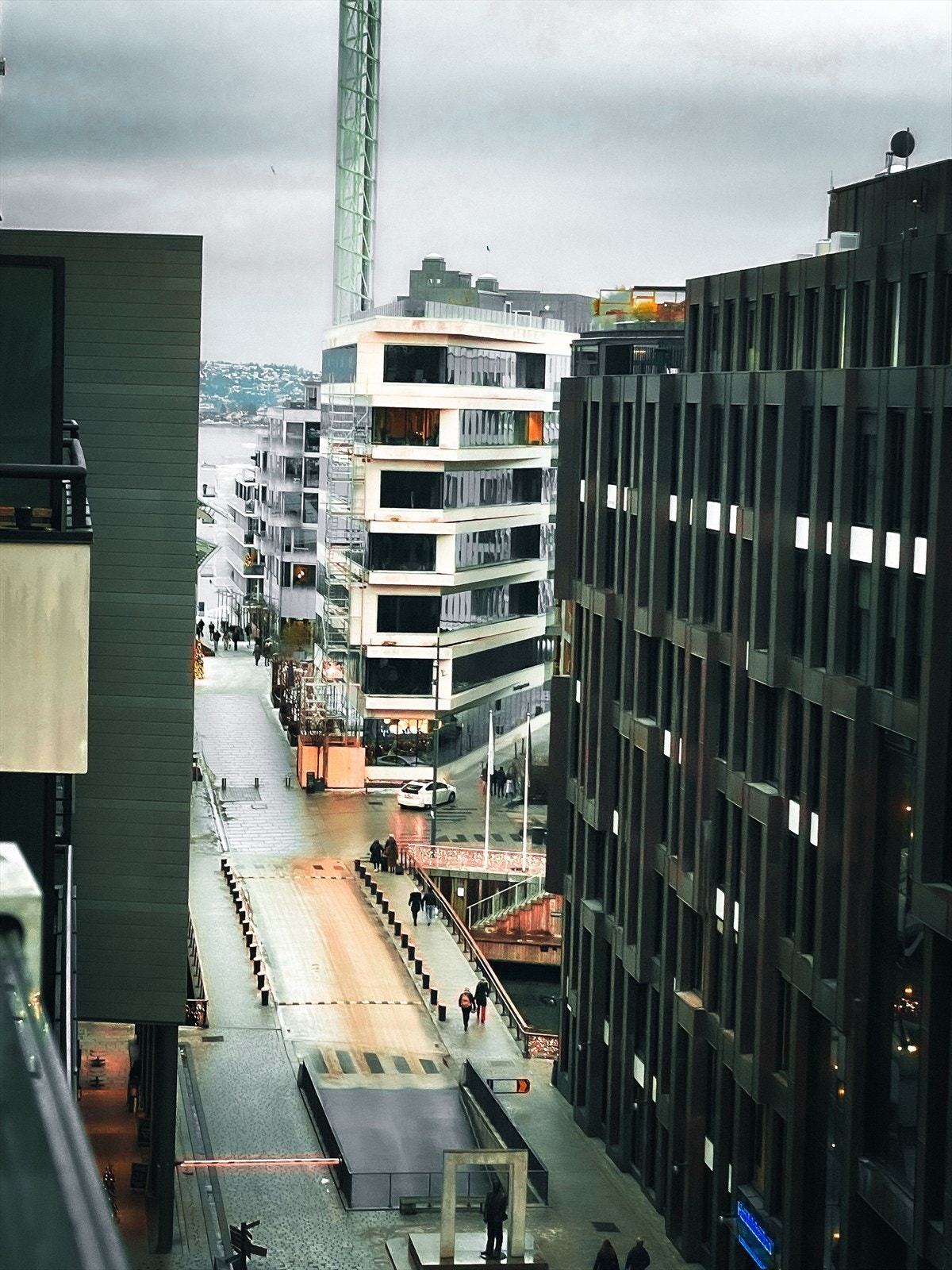 Utsikt fra balkongen. Galleribilde