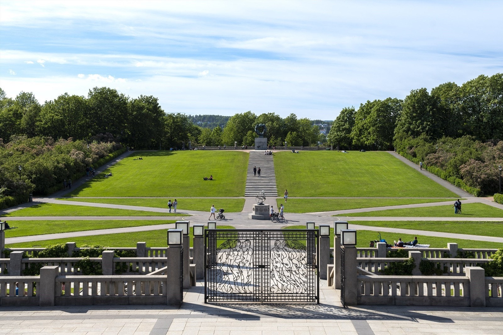 Vakre Frognerparken. Galleribilde