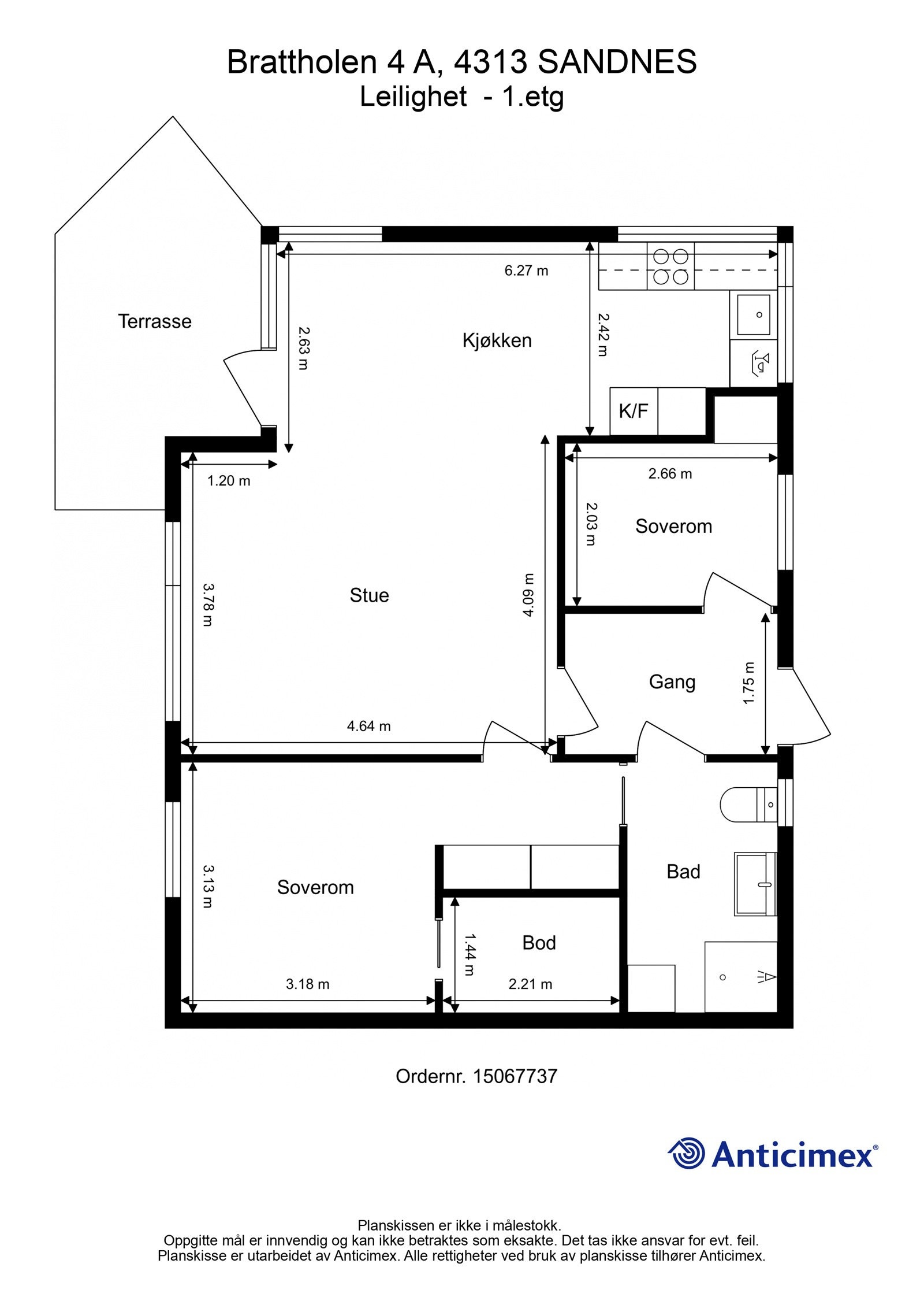 Plantegning Galleribilde