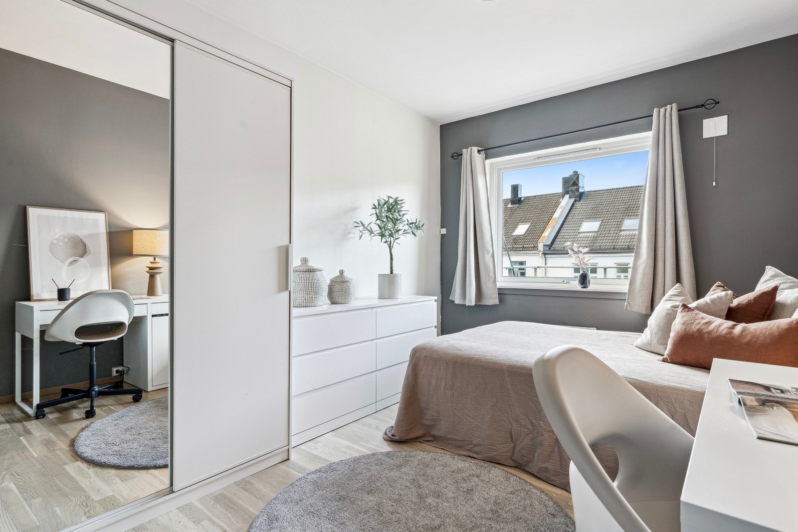 Leilighetens 3 soverom er alle av god størrelse. Galleribilde