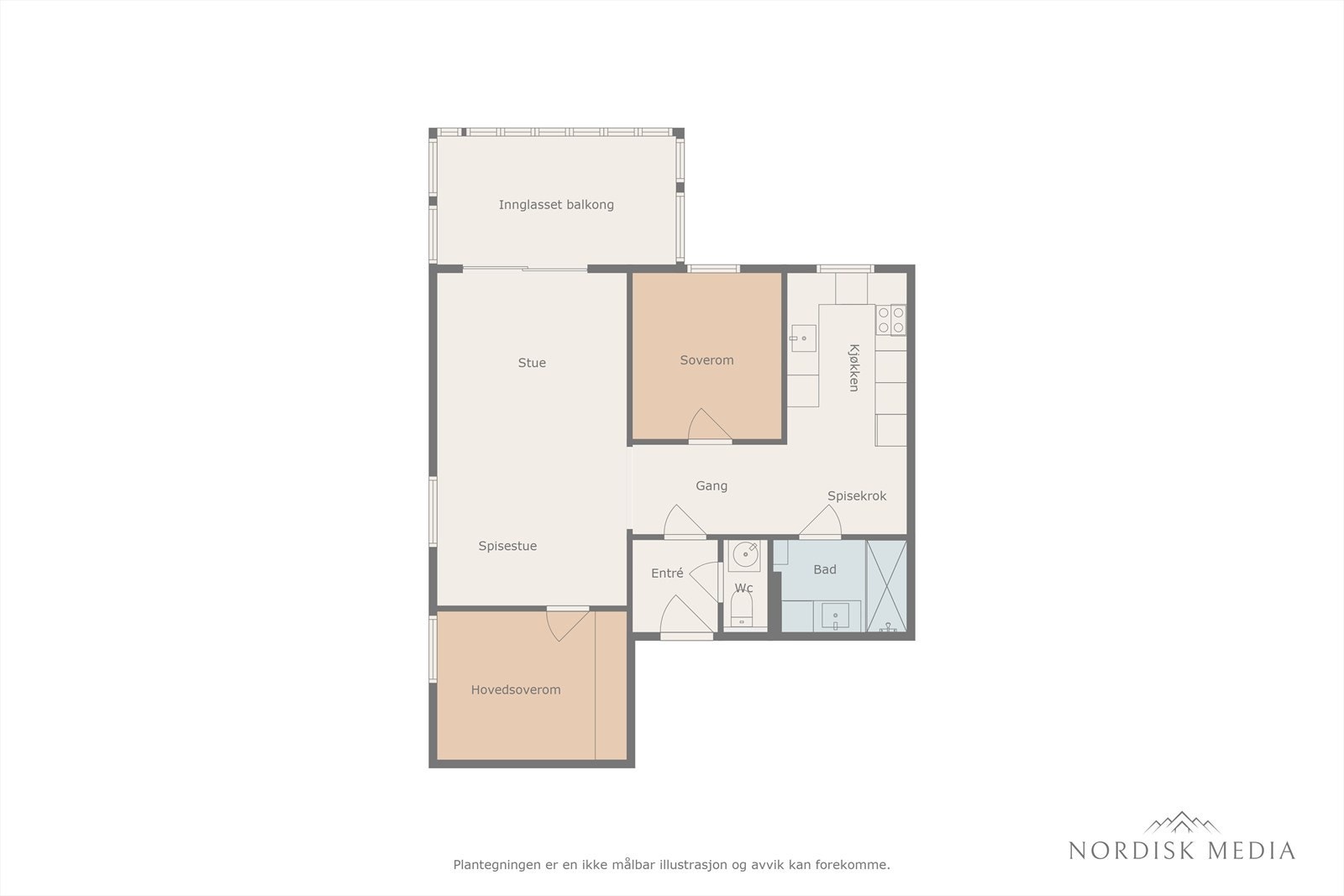 Plantegning Galleribilde