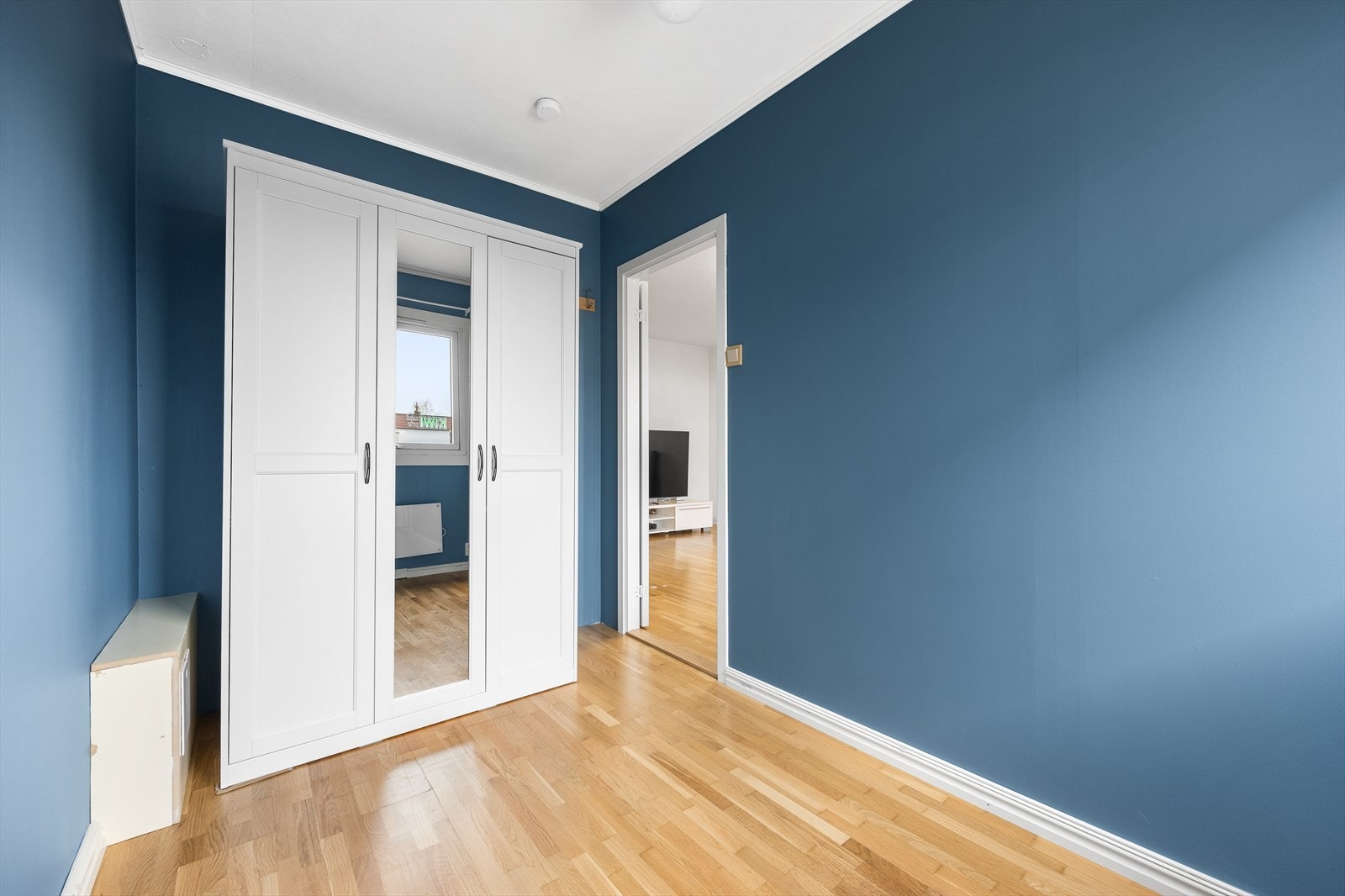 Leiligheten har et soverom. Galleribilde