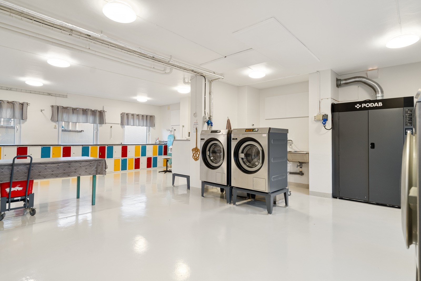 Bygget har også praktisk felles vaskeri. Galleribilde