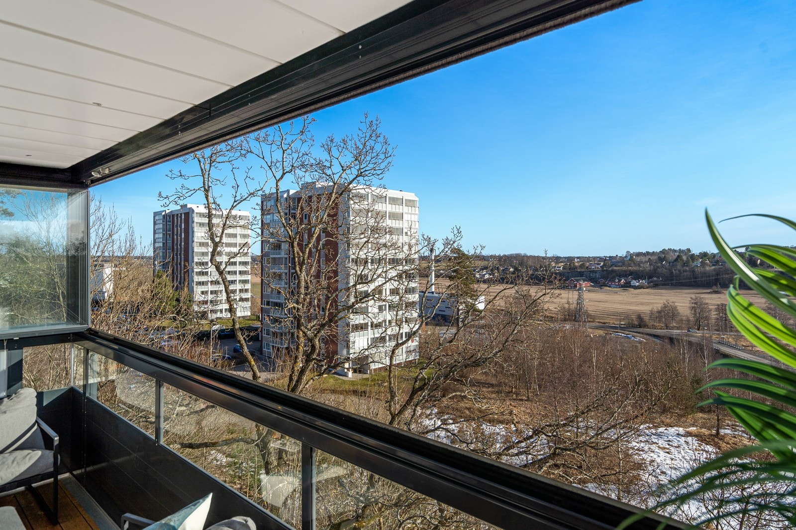 Her kan man nyte gode solforhold. Galleribilde