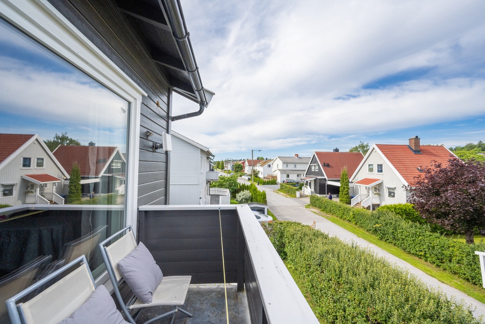 Utsikt fra balkongen i 2. etasje Galleribilde