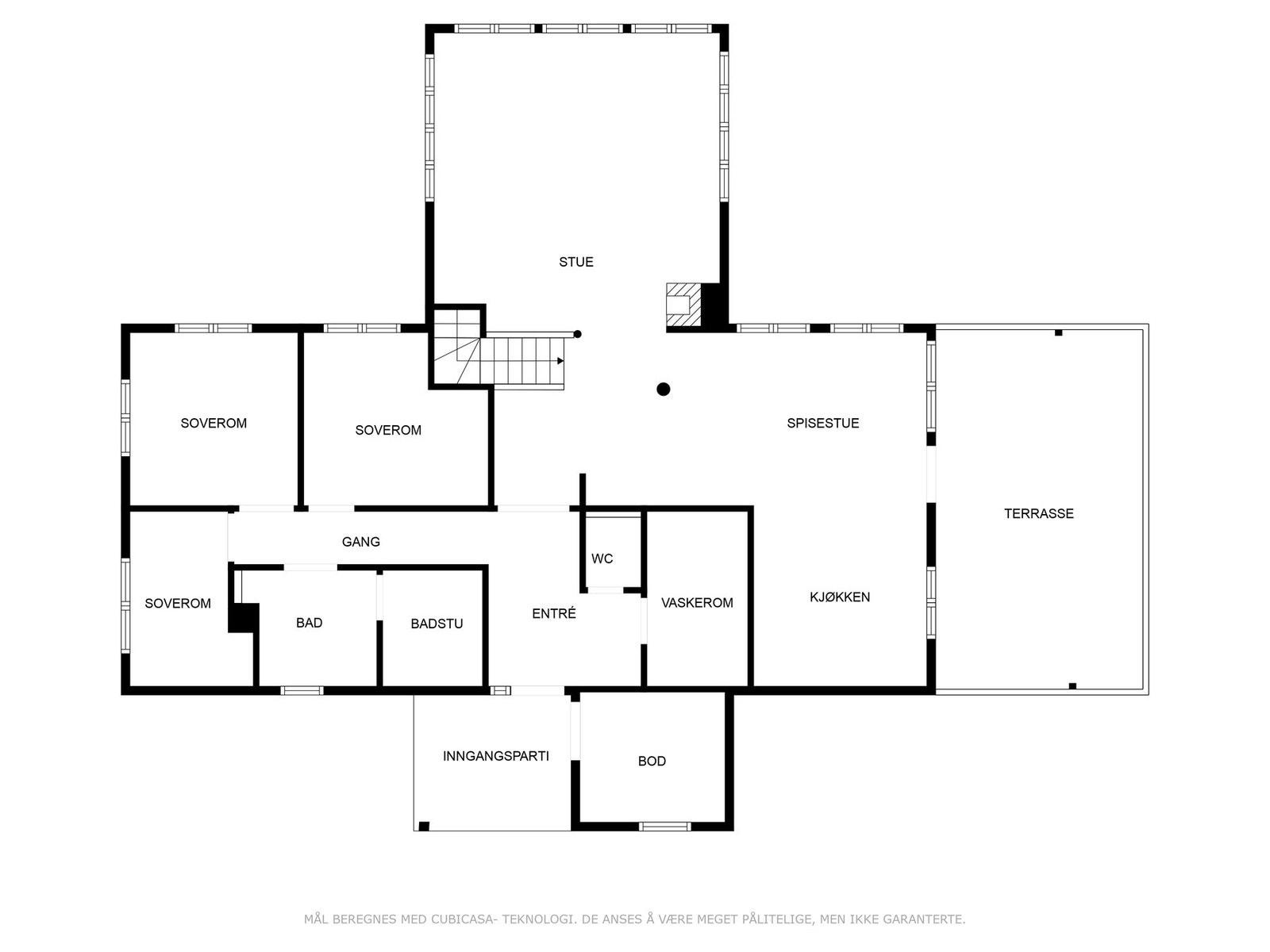 Plantegning 1.etasje Galleribilde