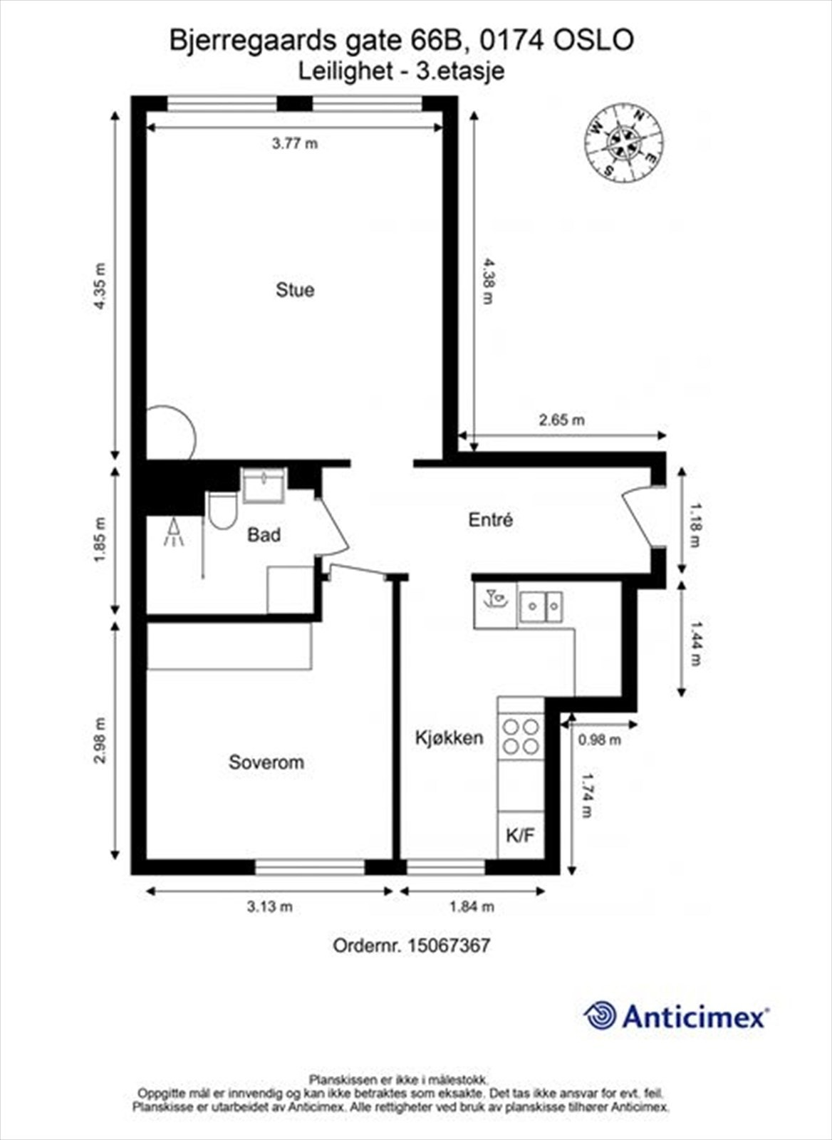 Plantegning Galleribilde