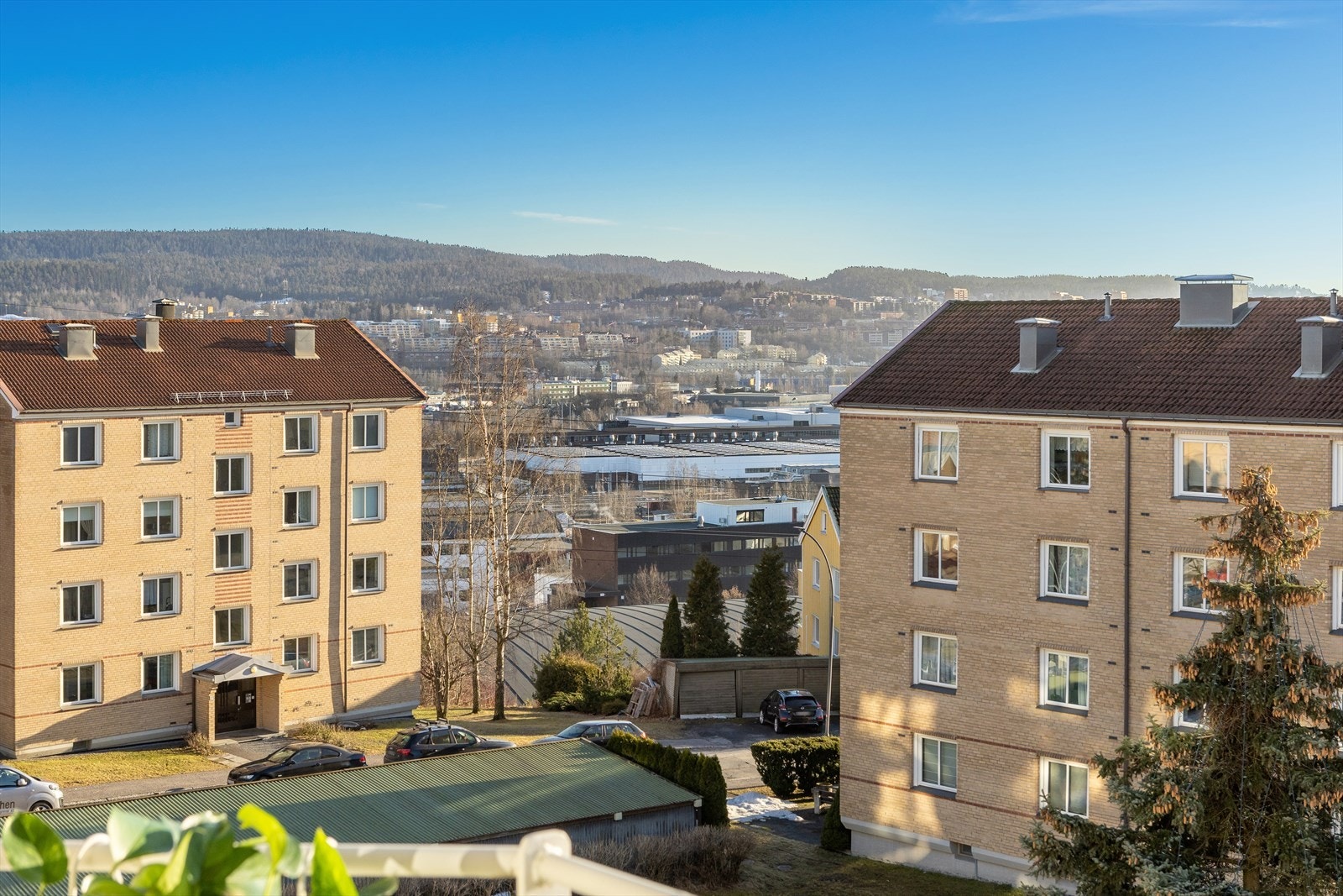 Utsikt fra egen balkong. Galleribilde