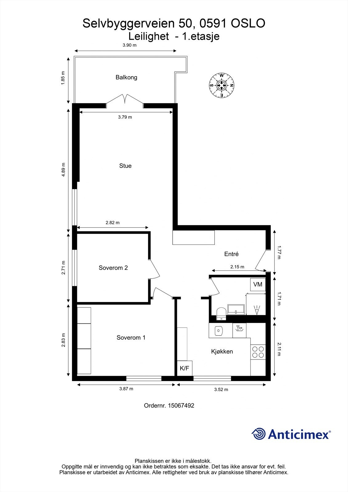 Plantegning Galleribilde