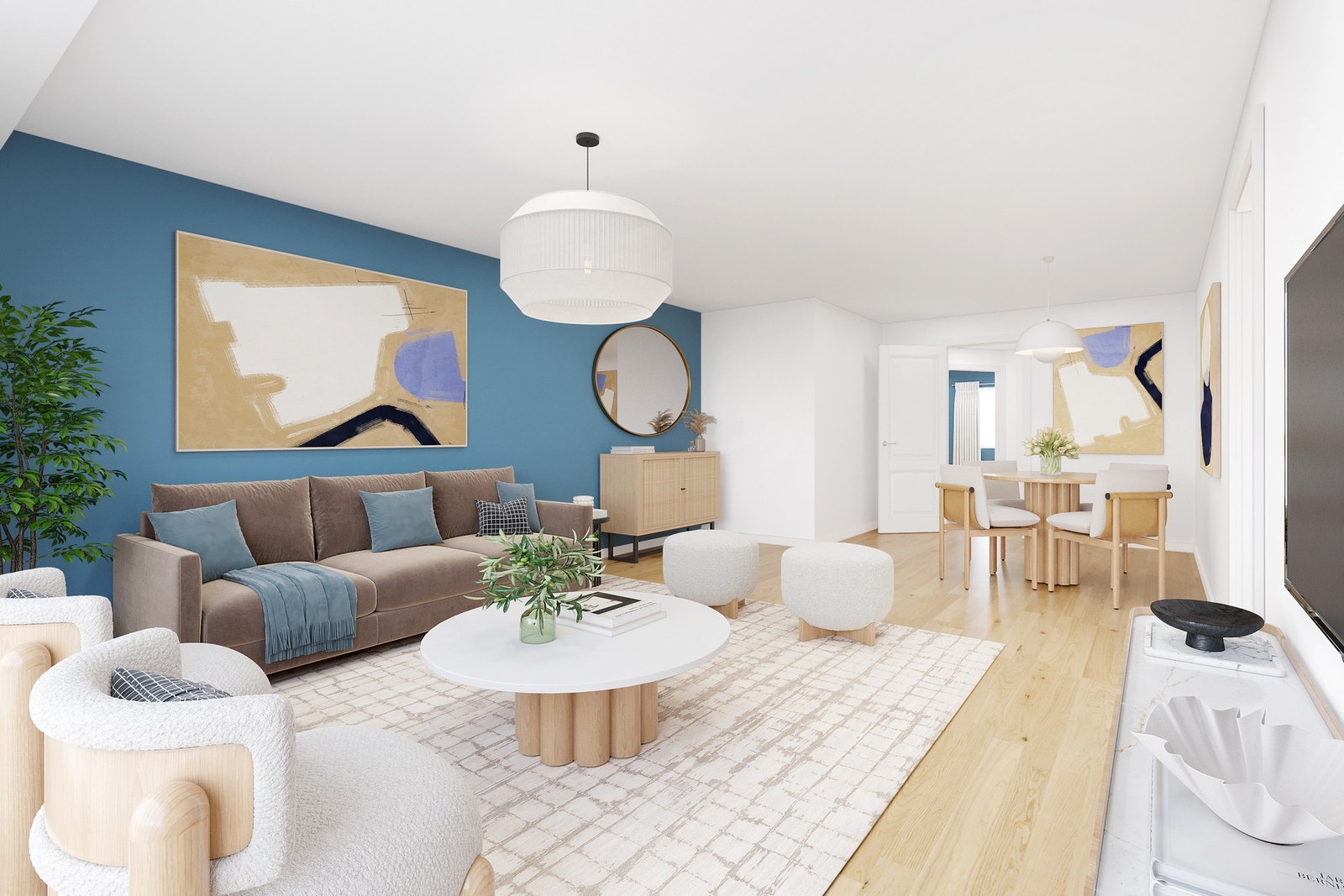 Digital styling benyttet. Galleribilde