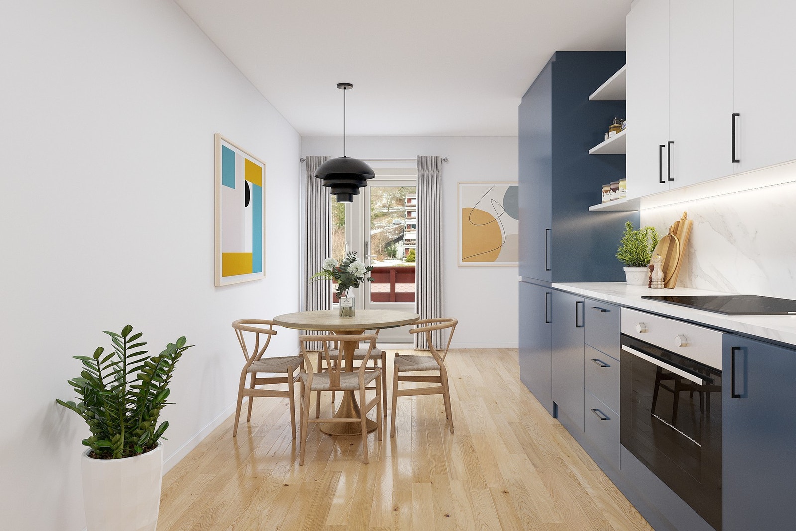 Dette er en 4-roms leilighet beliggende i 2 etasje som kan omgjøres til ditt drømmehjem! (Digital styling benyttet) Galleribilde