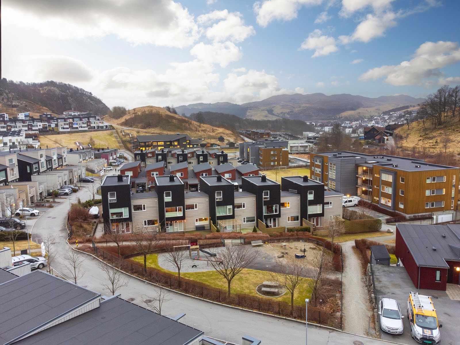 Dronefoto Galleribilde