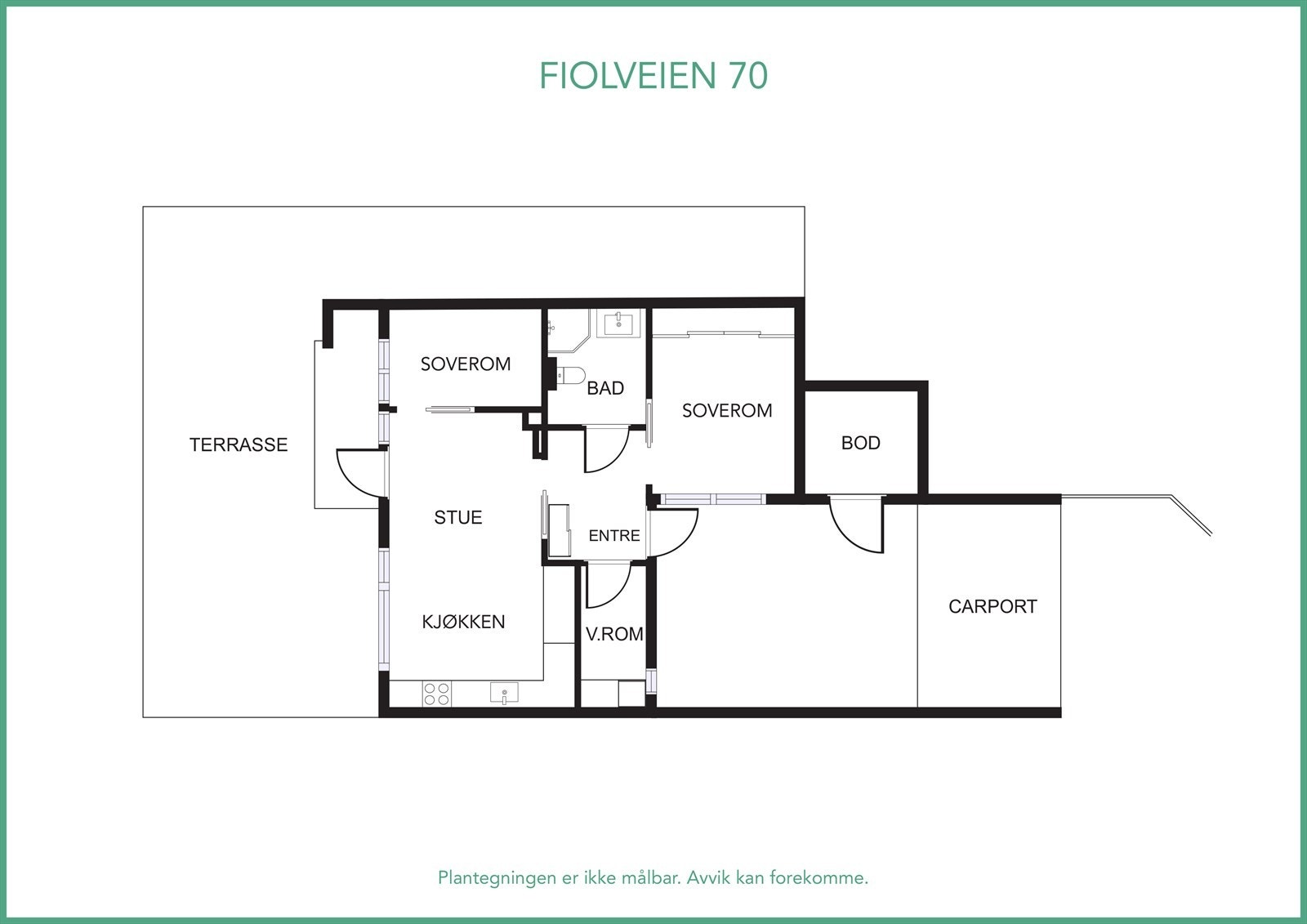 Plantegning Galleribilde