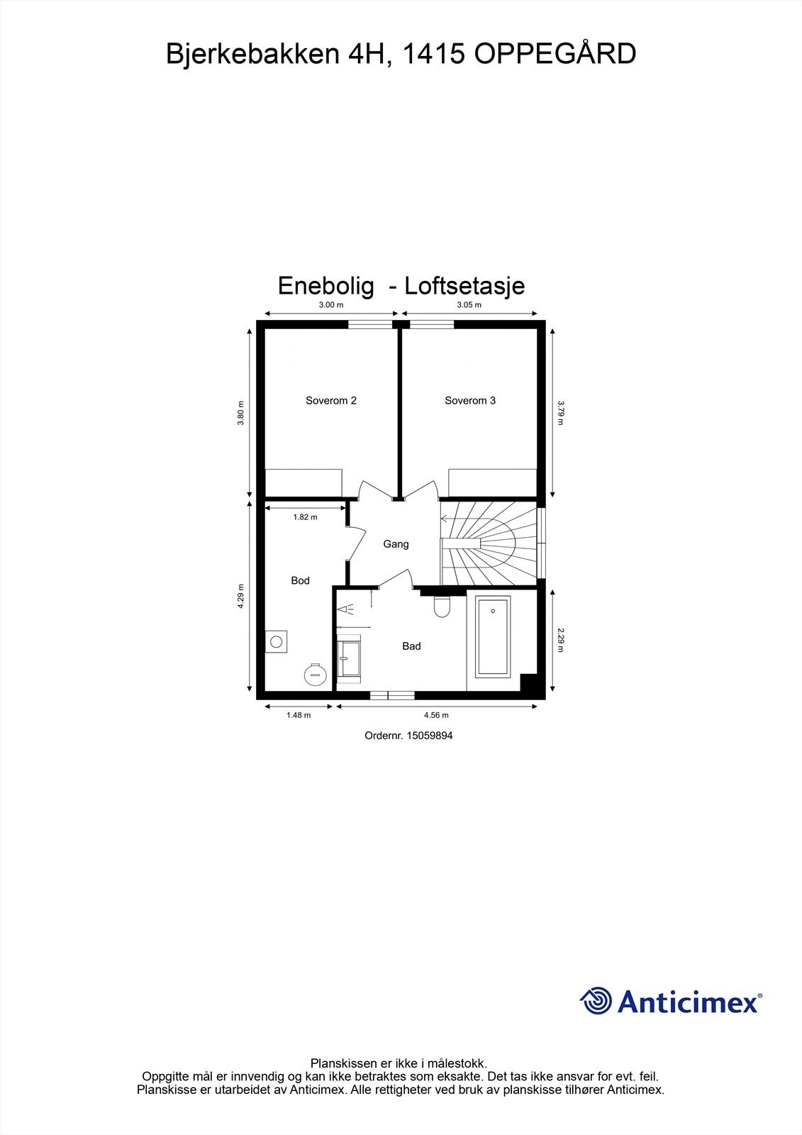 Plantegning 2.etg Galleribilde