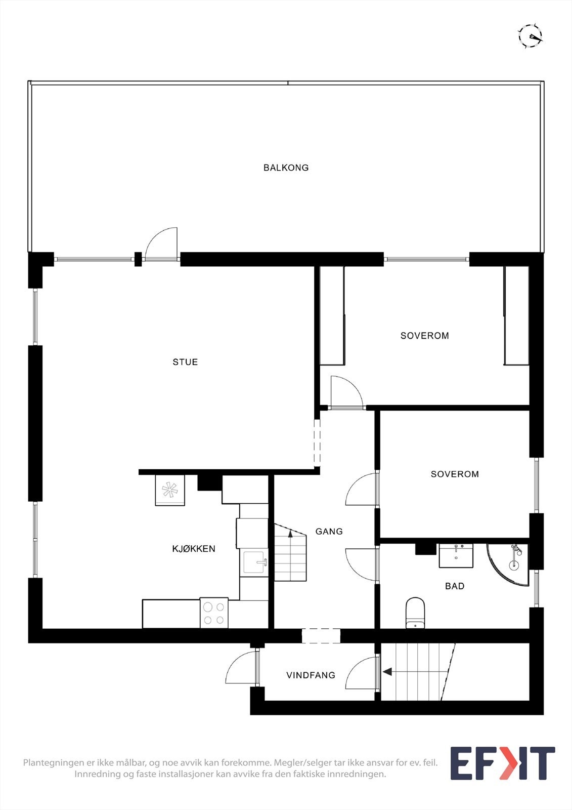 Plantegning 1.etasje Galleribilde
