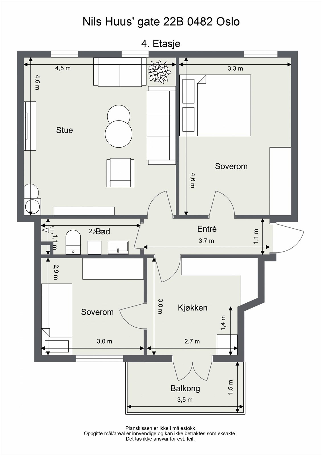 Plantegning Galleribilde