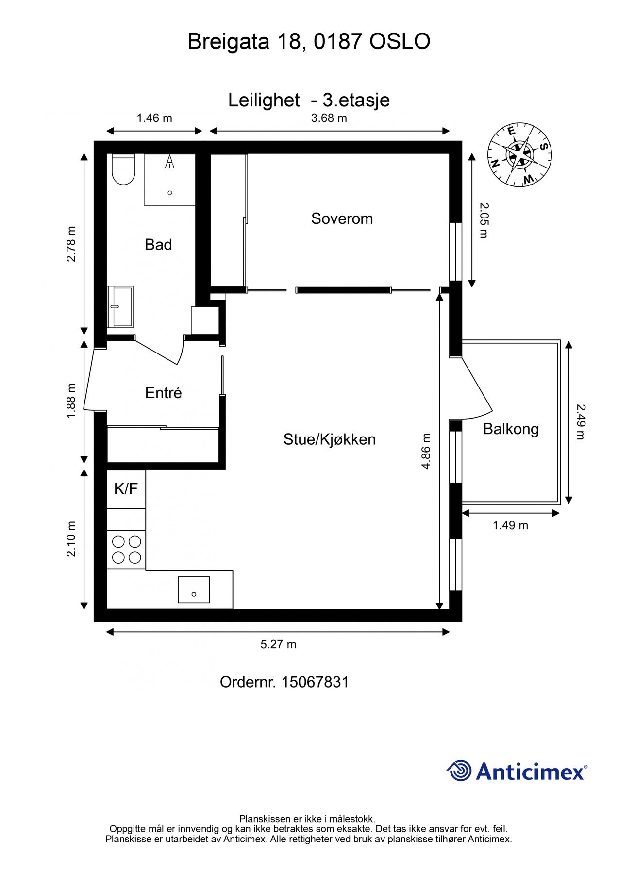Plantegning Galleribilde