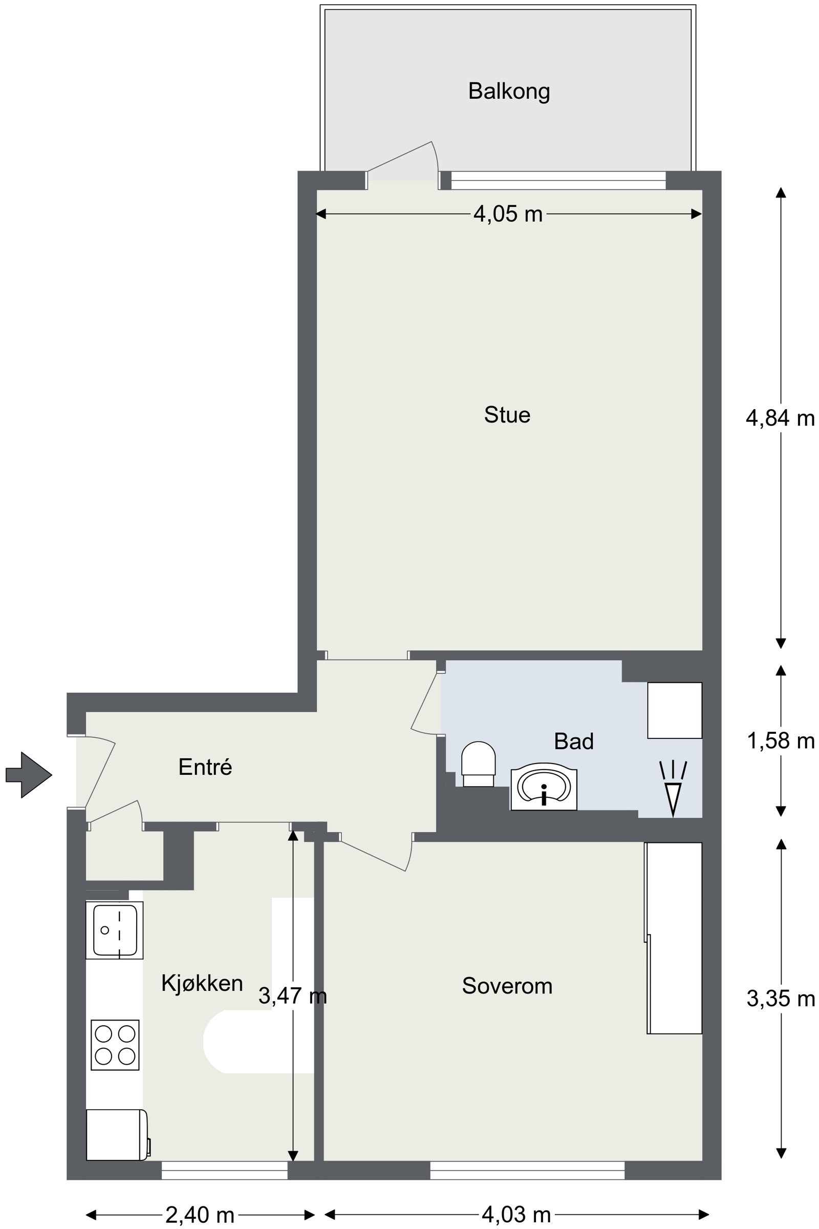Plantegning Galleribilde