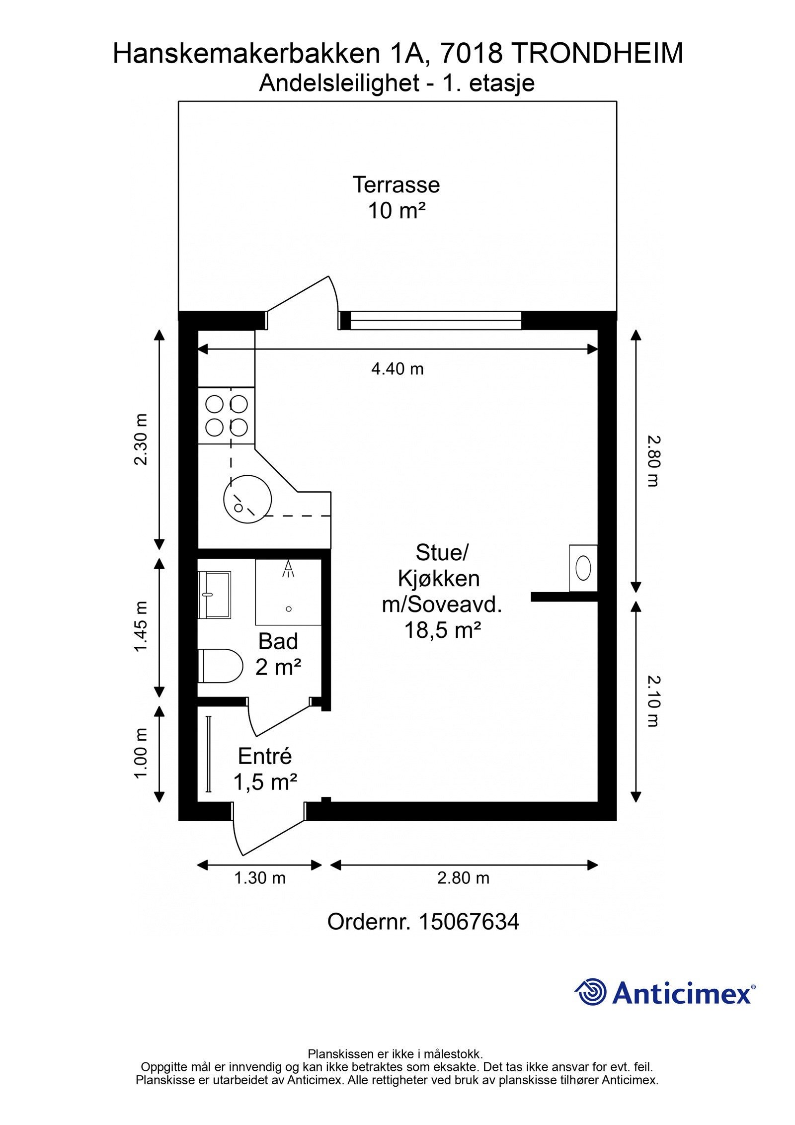 Plantegning Galleribilde