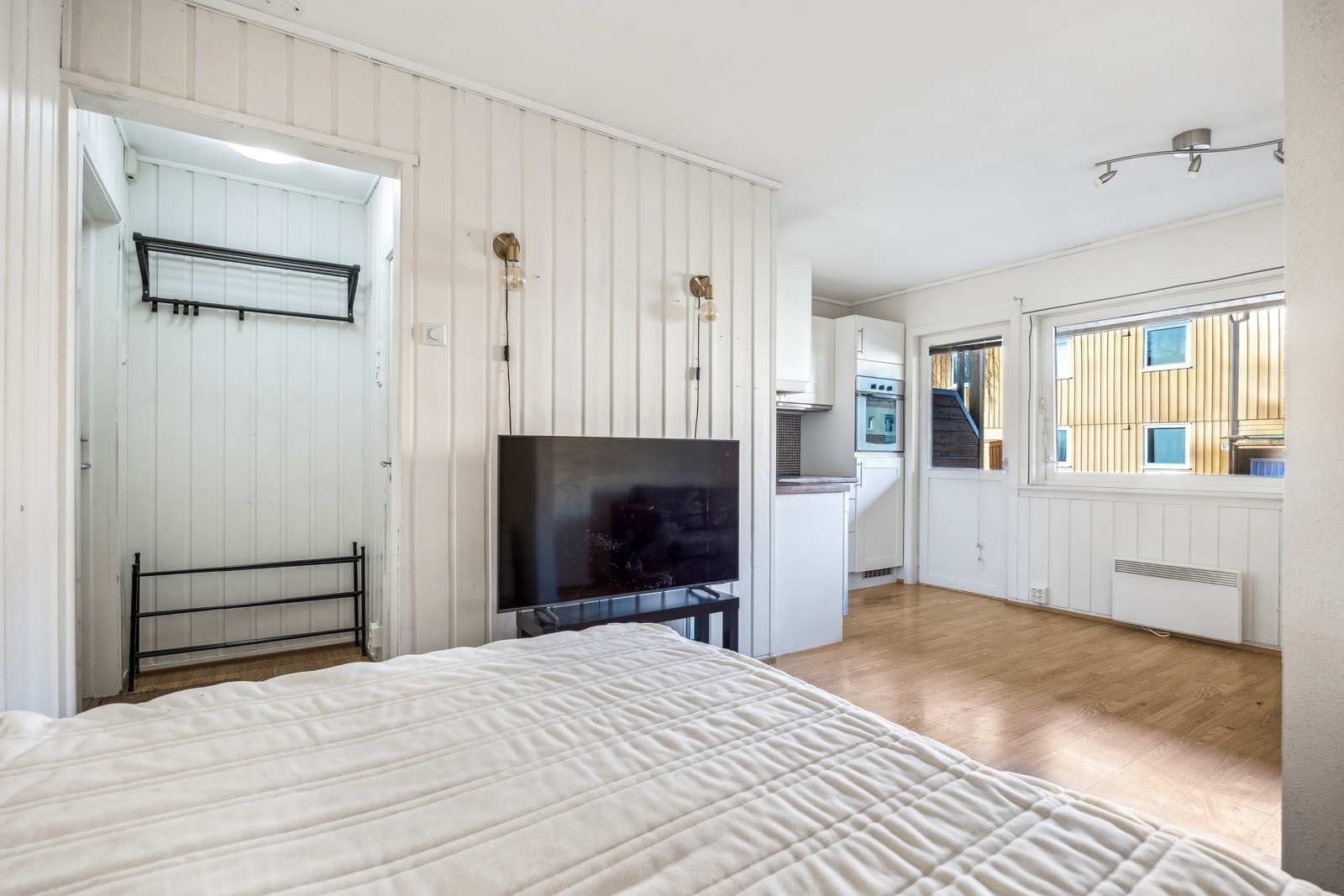 Leiligheten har en praktisk løsning som gjør at du får utnyttet hver kvadratmeter optimalt. Galleribilde