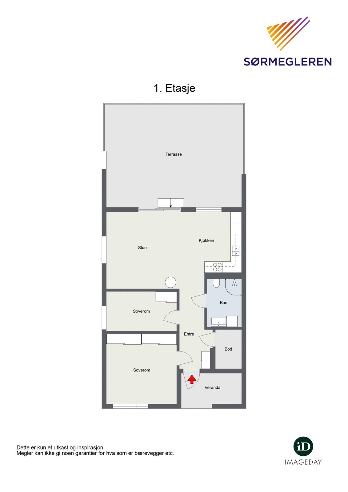 Plantegning Galleribilde
