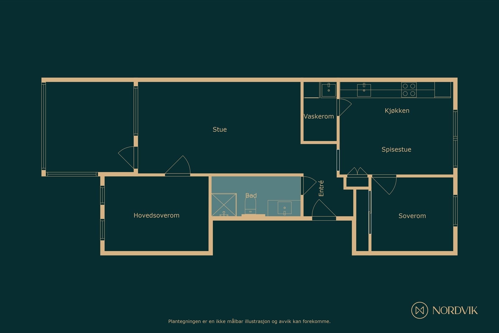 Plantegning Galleribilde