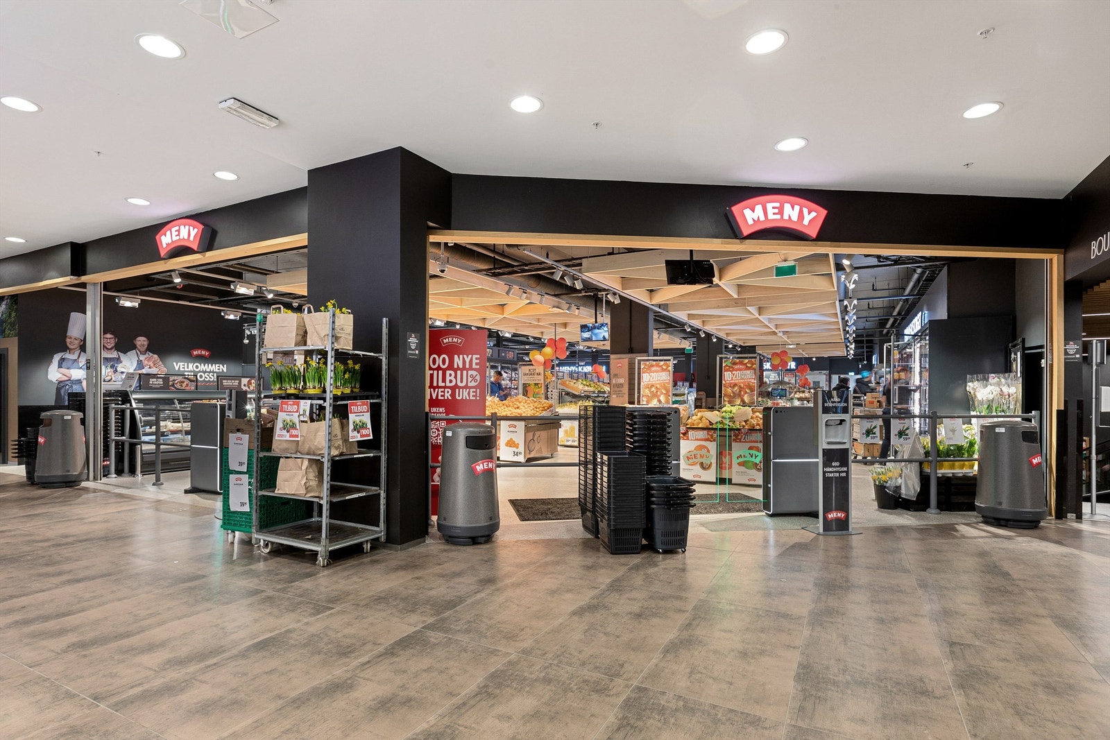 Meny på Løren Torg Galleribilde