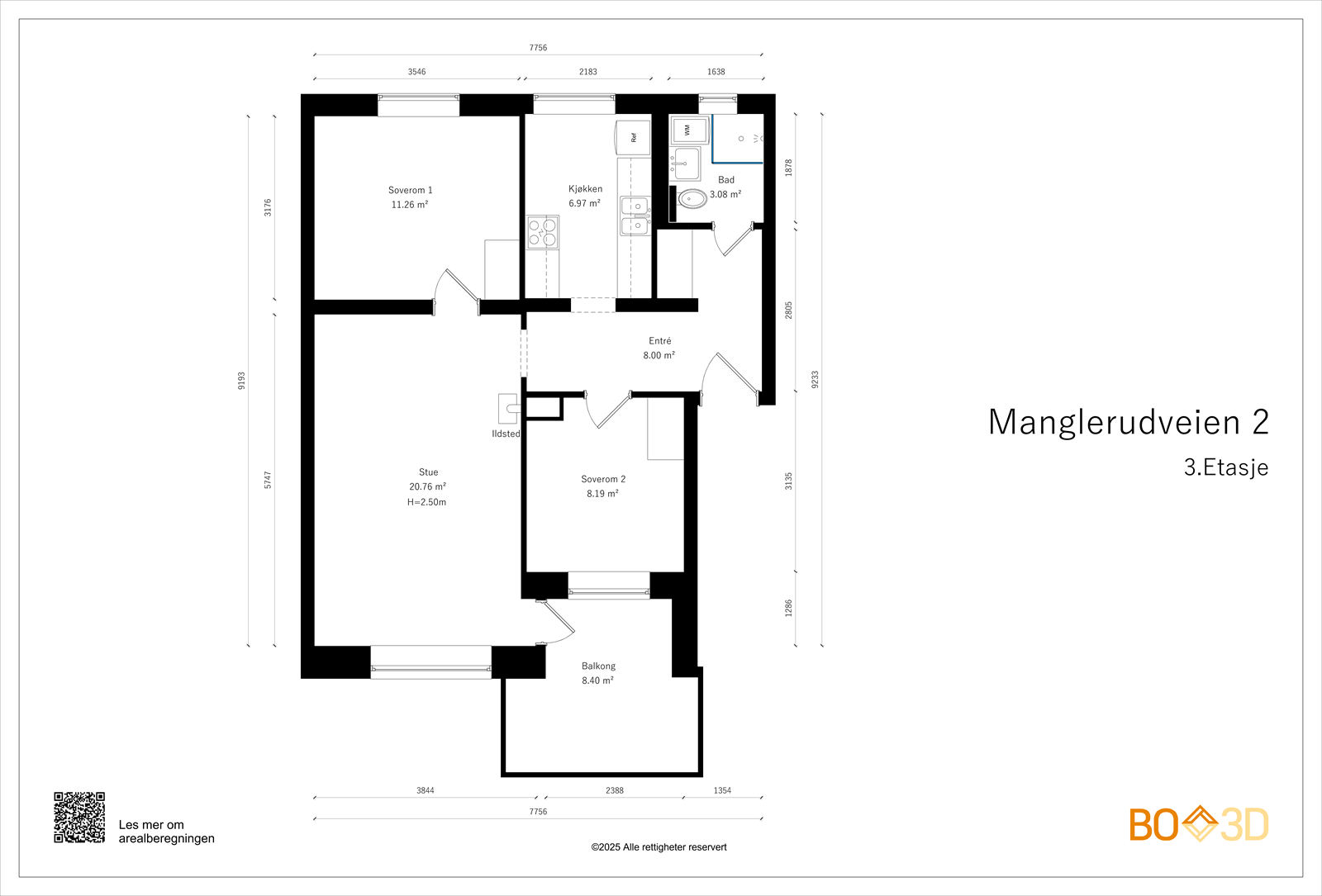 Plantegning. Galleribilde