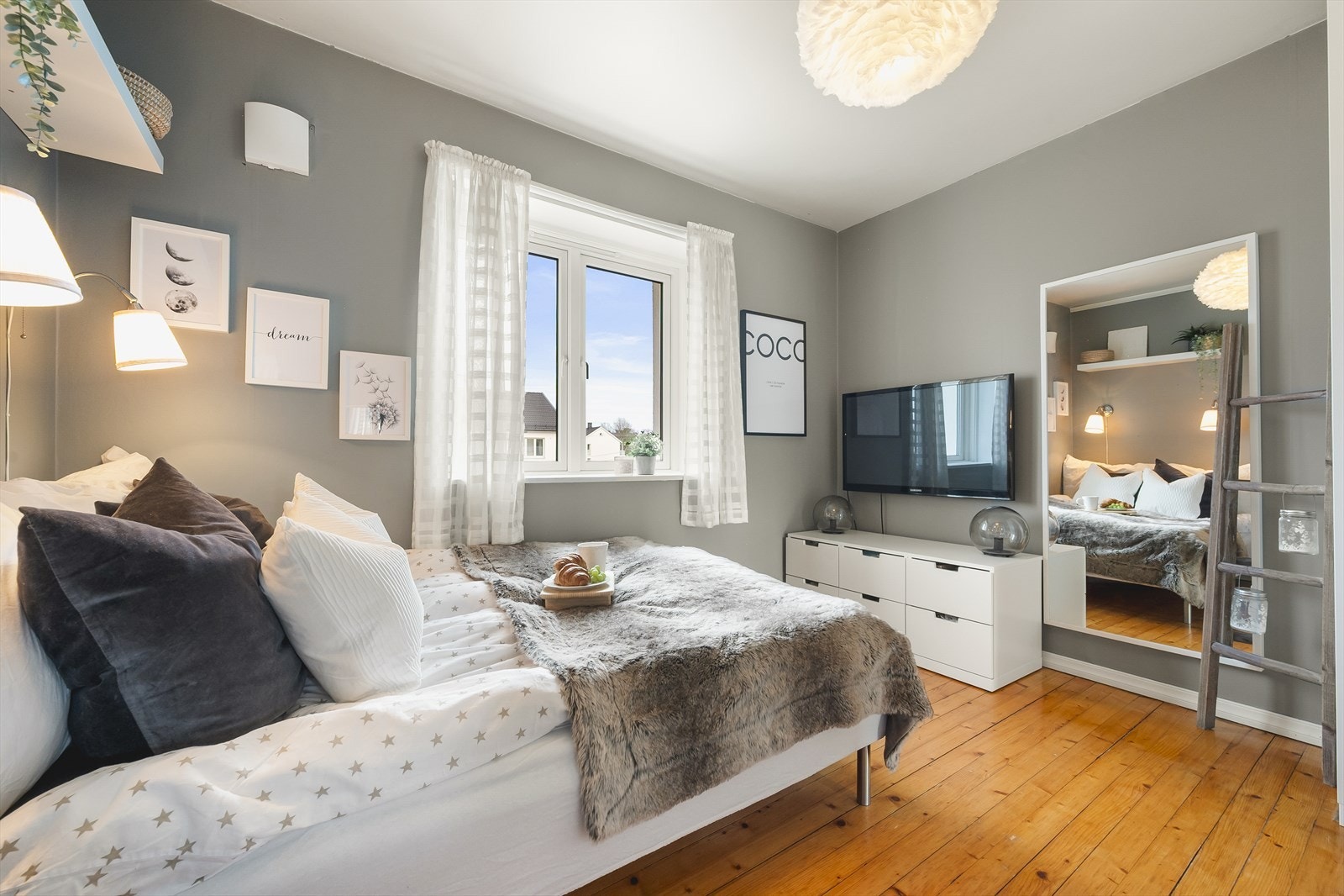 Rommet er vendt ut mot rolige omgivelser. Galleribilde