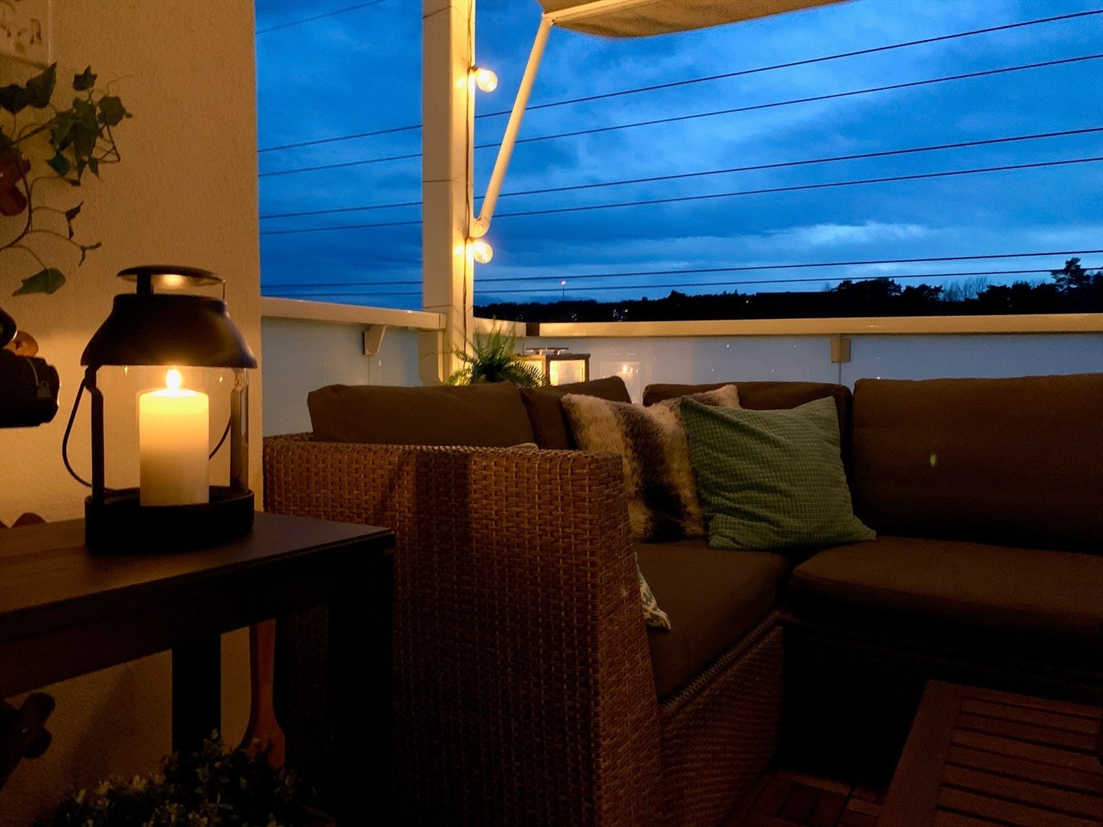 Kveldsbilde tatt av selger. Galleribilde