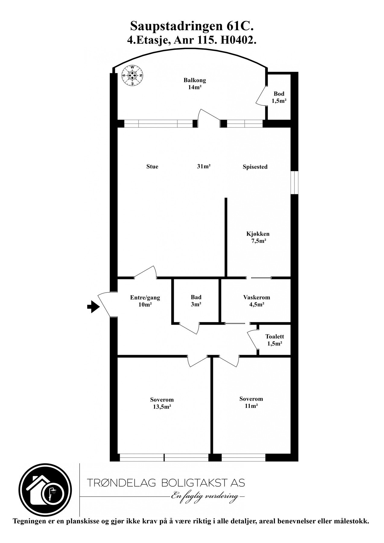 Planskisse. Galleribilde