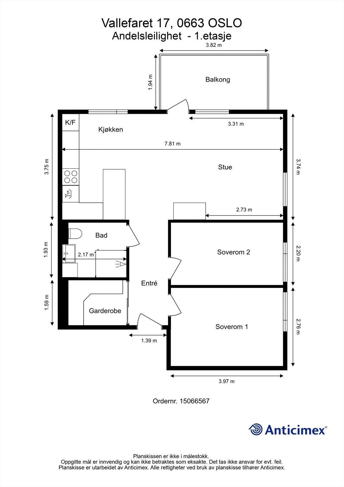 Plantegning Galleribilde