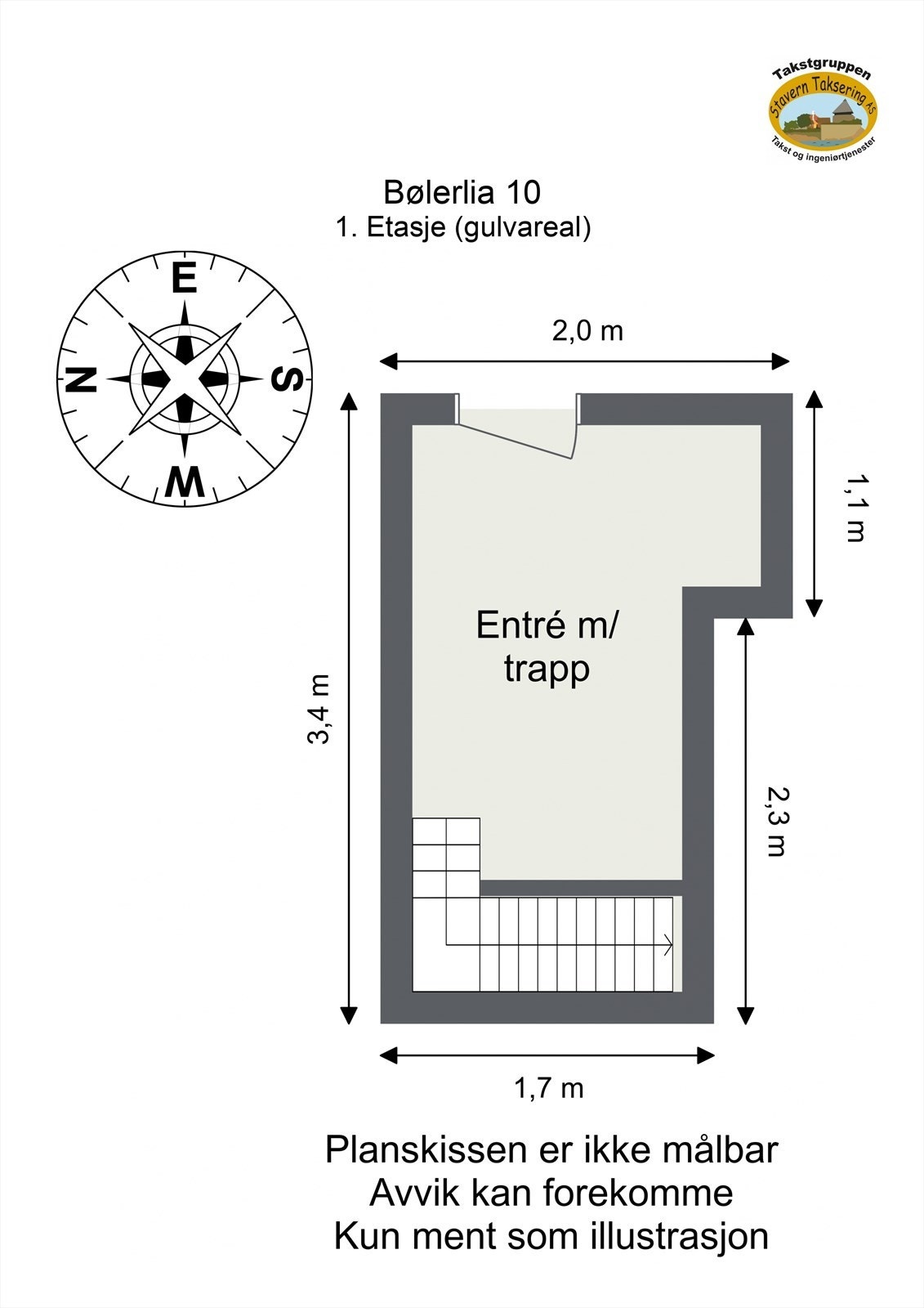 Plantegning av 2. etasje Galleribilde