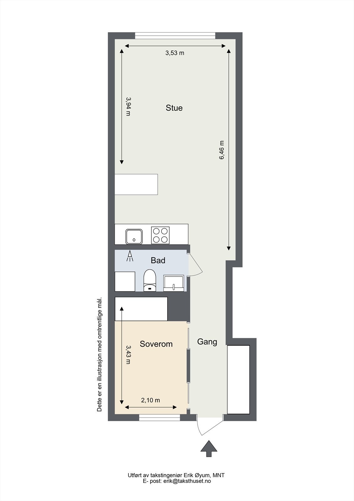 Plantegning Galleribilde