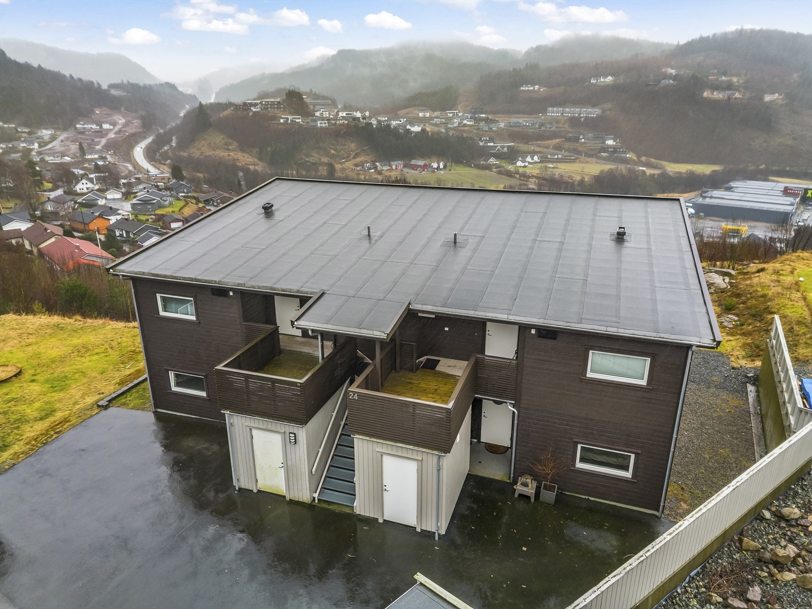 Dronefoto Galleribilde