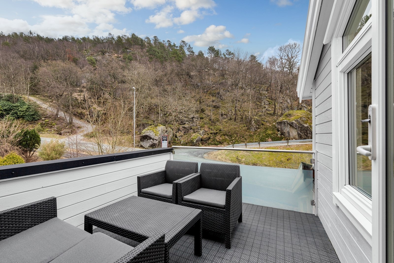 Veranda med flott utsyn Galleribilde