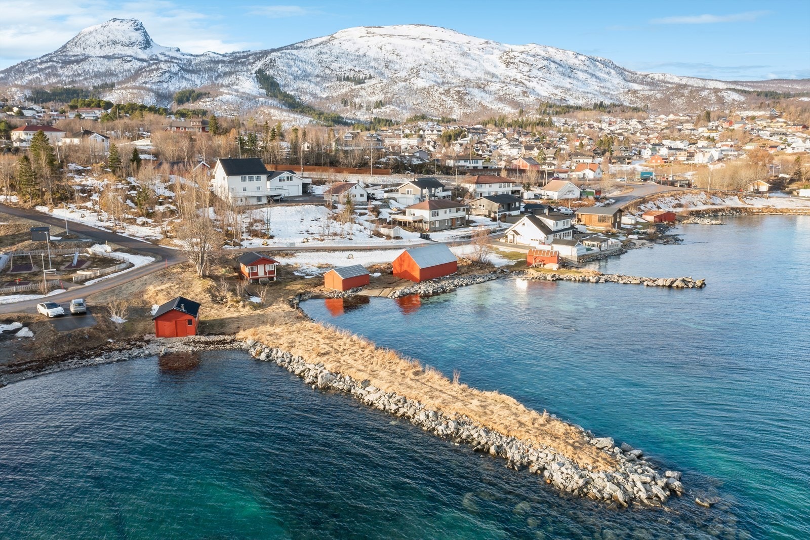 Veletablert og barnevennlig nabolag. Galleribilde