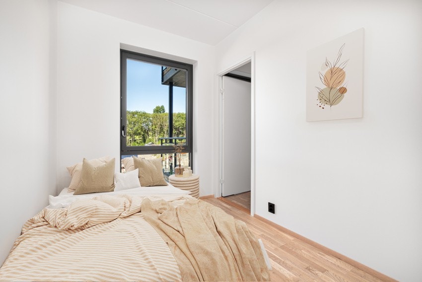 Leilighetens andre soverom - Virtuell møblering Galleribilde