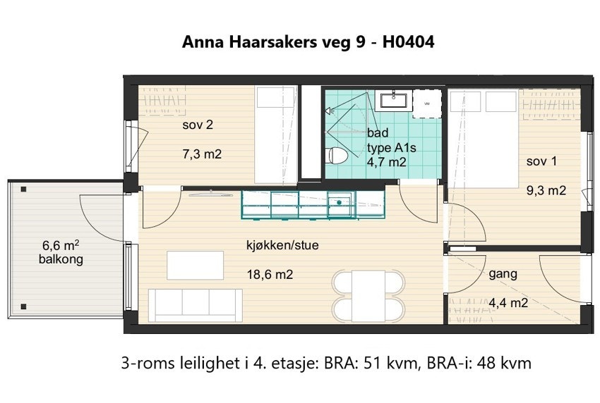 Salgstegning H0404 Galleribilde
