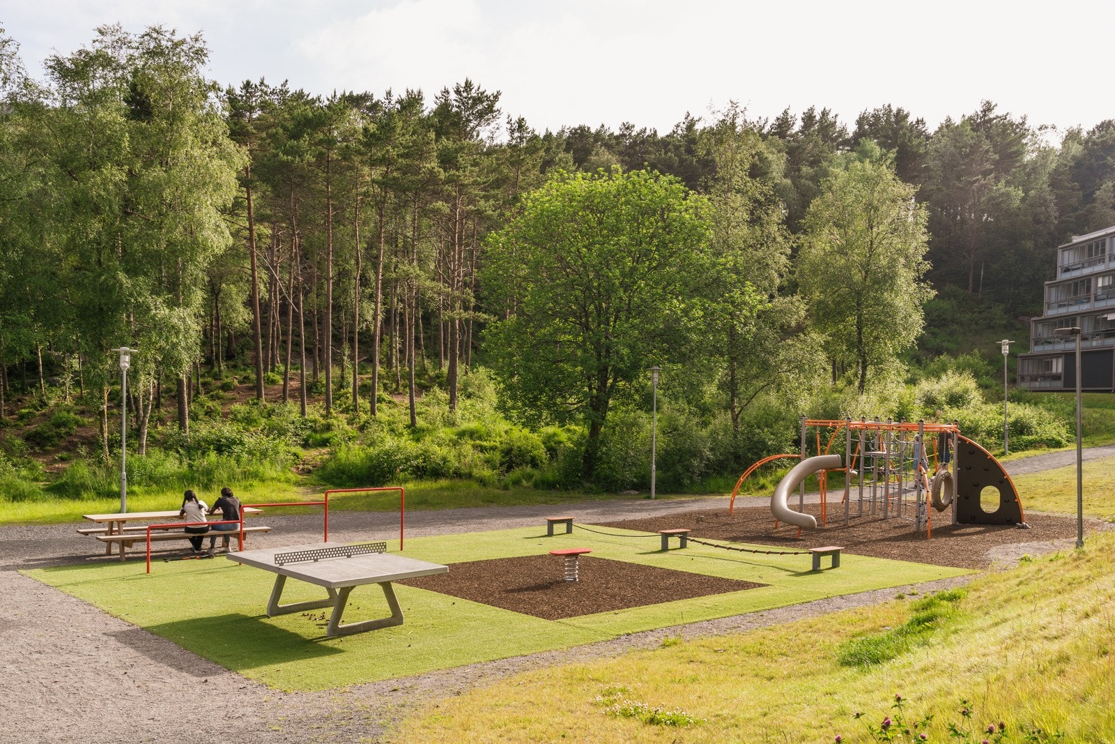 Lekeplass rett ved. Galleribilde