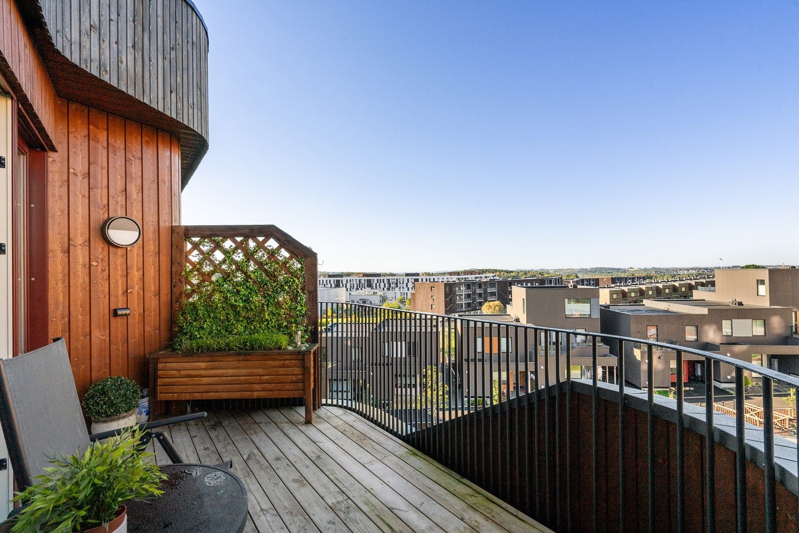 Balkong med utsikt Galleribilde