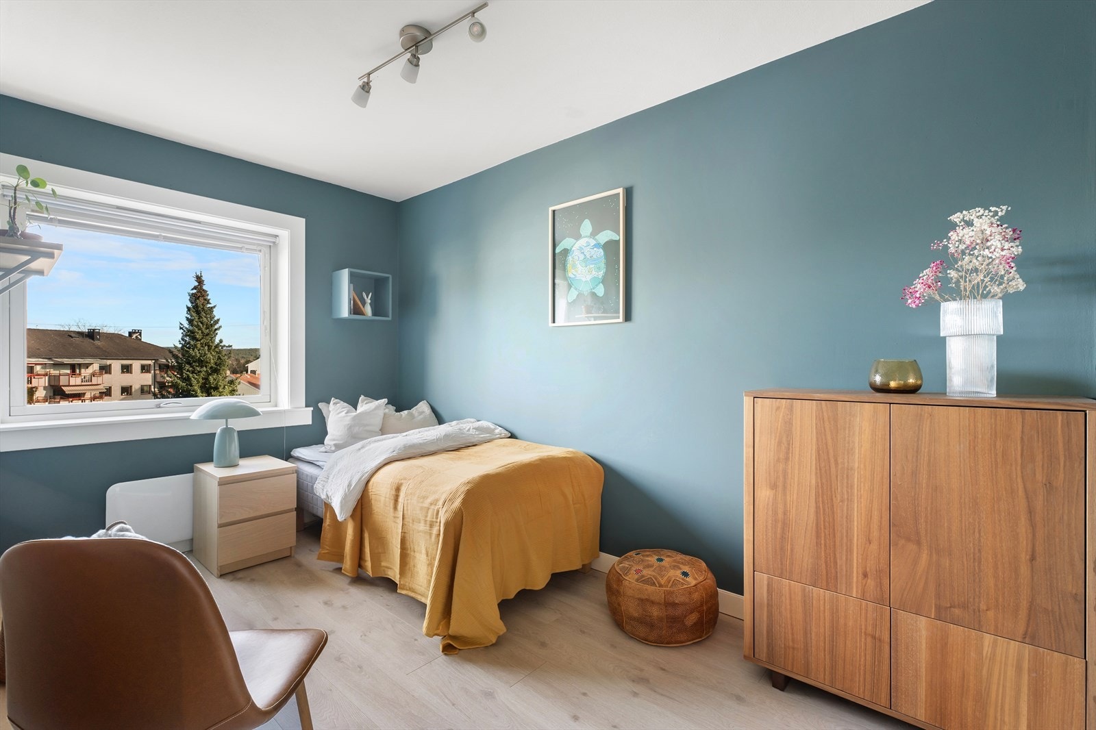 Soverom nr. 2 passer utmerket som barne-/gjesterom eller kontor. Galleribilde