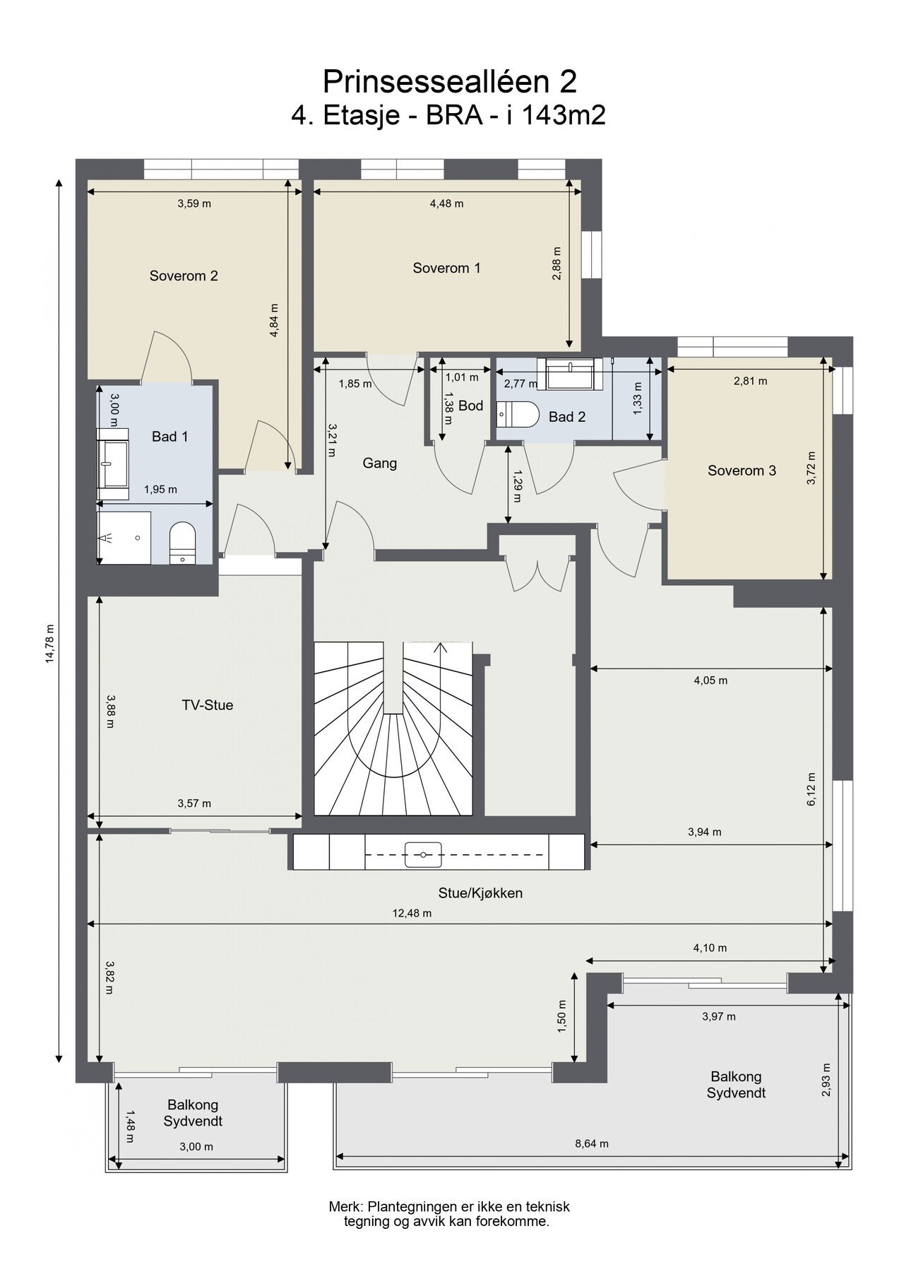 Plantegning Galleribilde