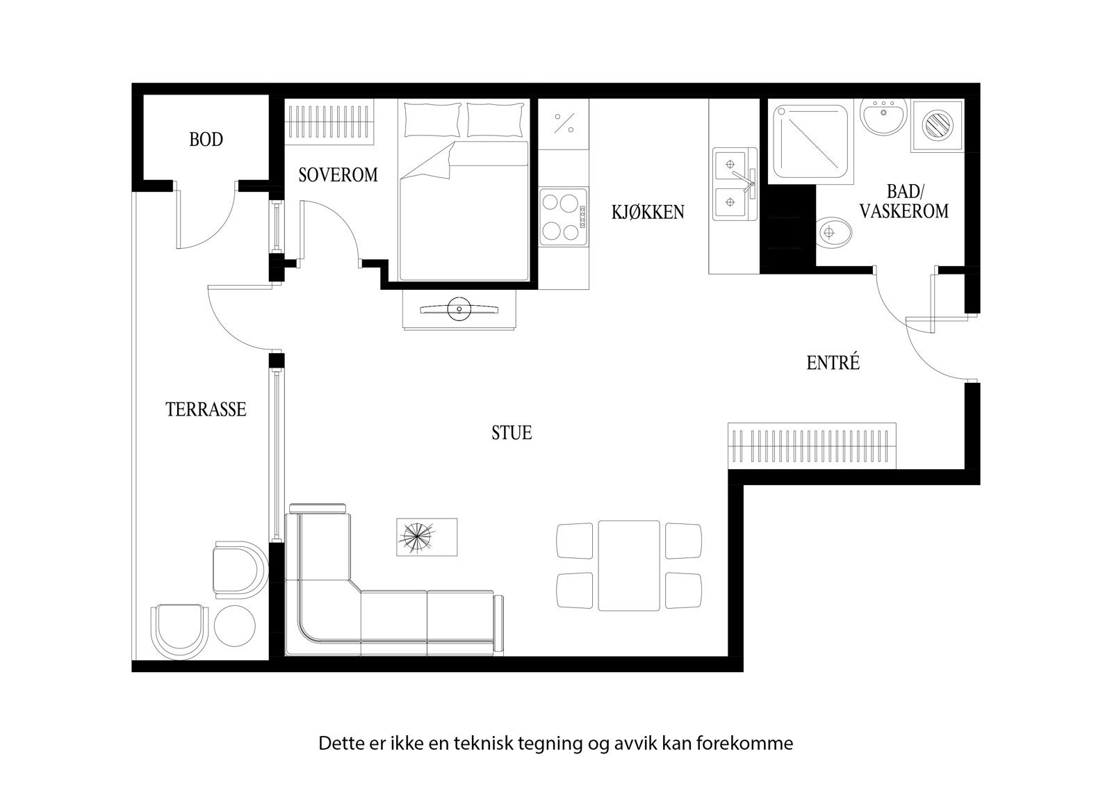 Plantegning Galleribilde