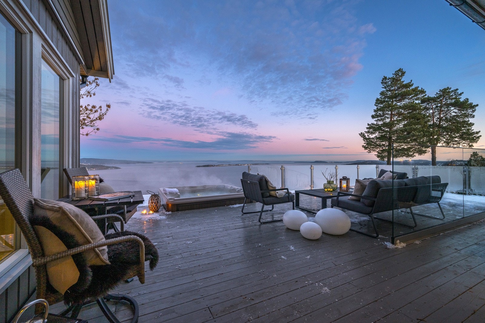 Her viser utsikten seg fra sin beste side Galleribilde