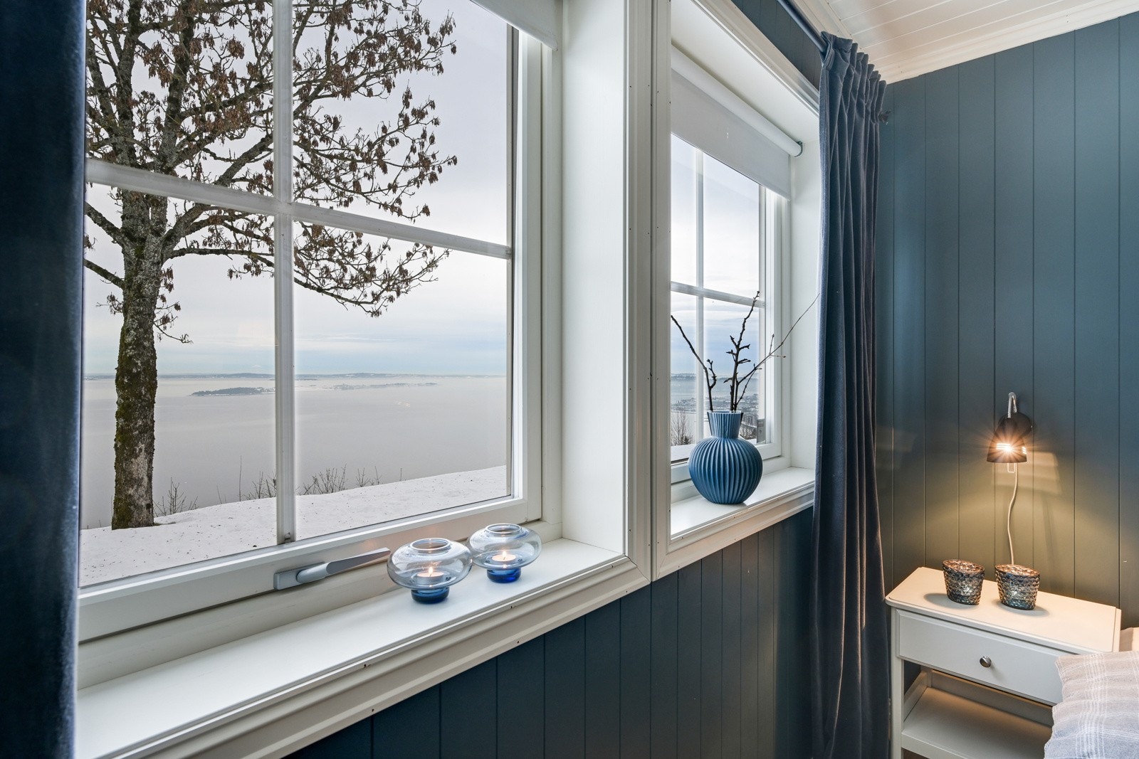 Herlig utsikt kan nytes også fra soverommene Galleribilde