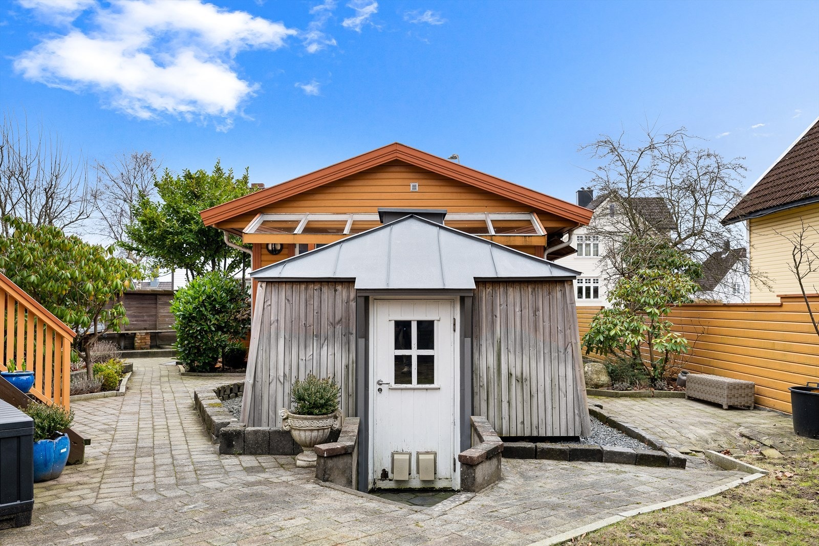Grillhytte. Galleribilde