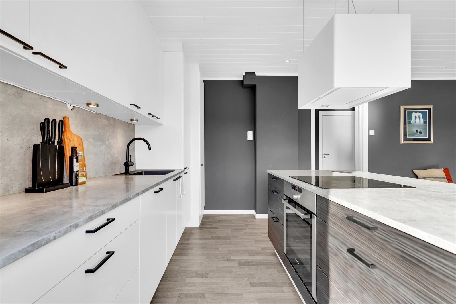 Sosial løsning der en kan kokkelere og samtidig være med selskapet. Galleribilde