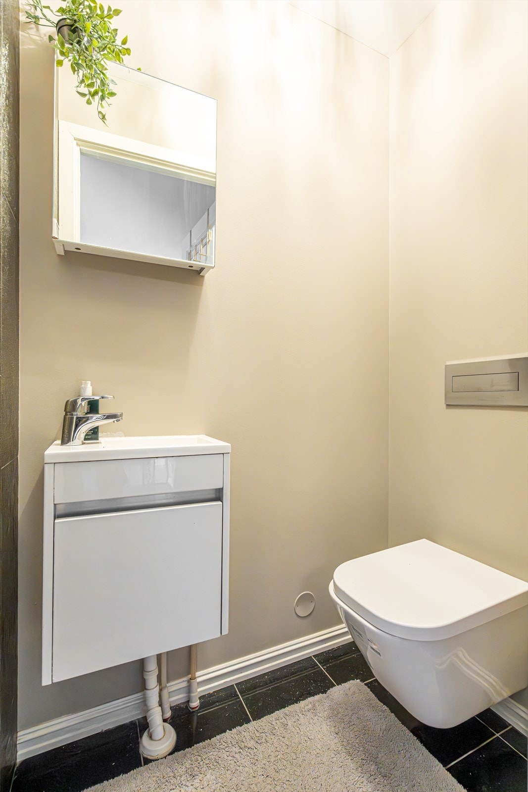 SEPARAT WC | Eget toalettrom med praktisk adkomst fra entréen. Galleribilde