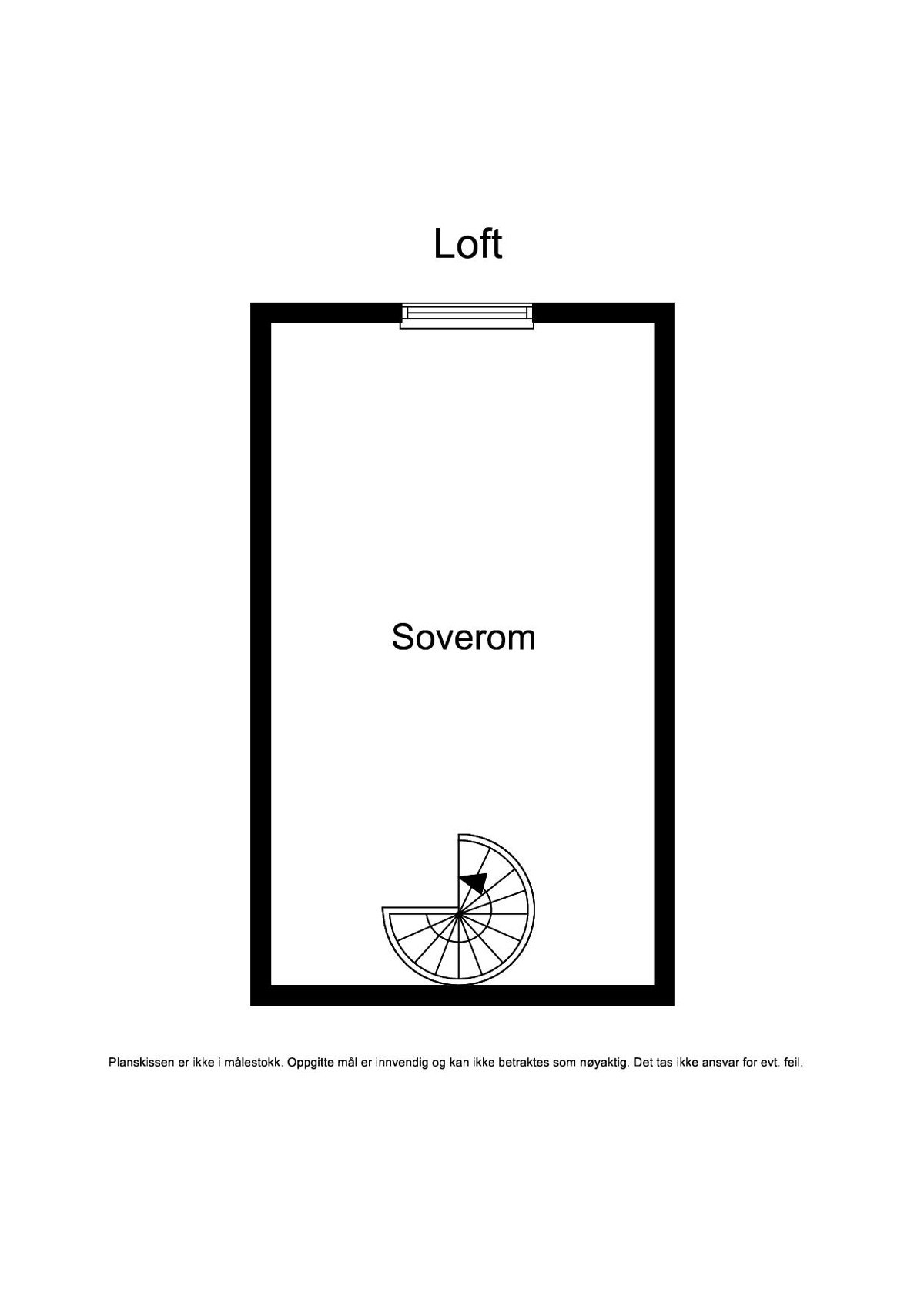 Plantegning - Loft Galleribilde